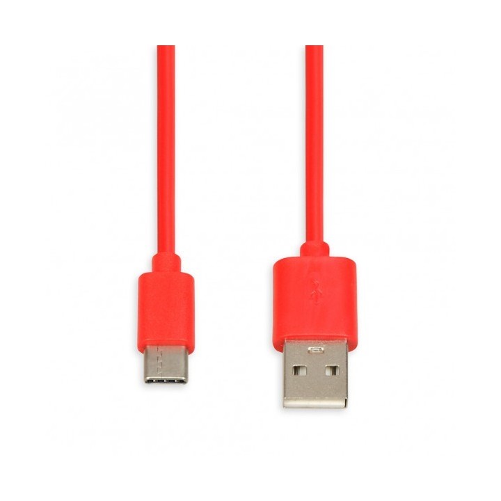 CAVO I-BOX USB 2.0 TIPO C 2A 1M ROSSO