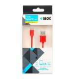 CAVO I-BOX USB 2.0 TIPO C 2A 1M ROSSO