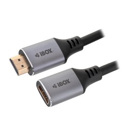 Cavo di estensione IBox ITVFMHD012 HDMI a HDMI 4K con spina dorata 2 m