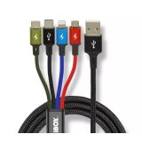 Cavo di ricarica universale 4 in 1 I-BOX USB IKUM4W1