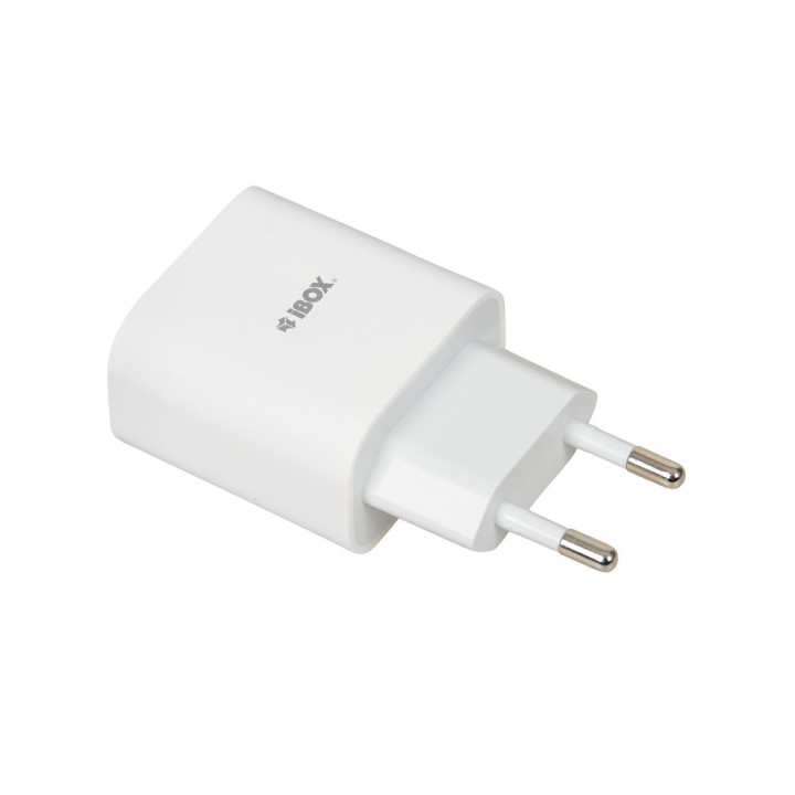 Caricabatterie da parete iBOX C-37 GaN PD20W bianco