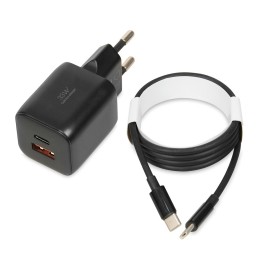 Caricabatterie da parete iBOX C-42 GaN PD33W nero