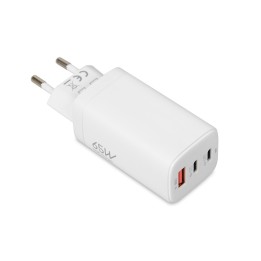 iBOX C-65 Caricabatterie universale bianco GaN 65W