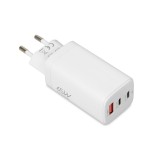 iBOX C-65 Caricabatterie universale bianco GaN 65W