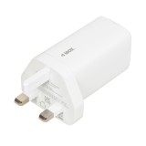 iBOX C-65 caricabatterie universale bianco GaN 65W spina UK