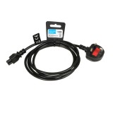 iBOX cavo di alimentazione per notebook (trifoglio) VDE 1.8m UK spina