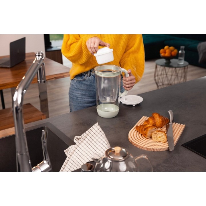 Brita Glass+1MaxtraProPP Brocca filtrante da 2,5 litri | menta