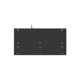 iBox Aurora K-5 Tastiera USB QWERTY Argento