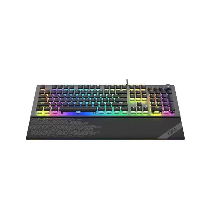 iBox Aurora K-5 Tastiera USB QWERTY Argento