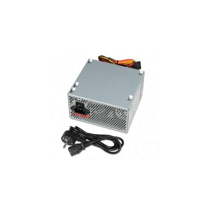 iBox CUBE II Alimentatore 500 W 20+4 pin ATX ATX argento