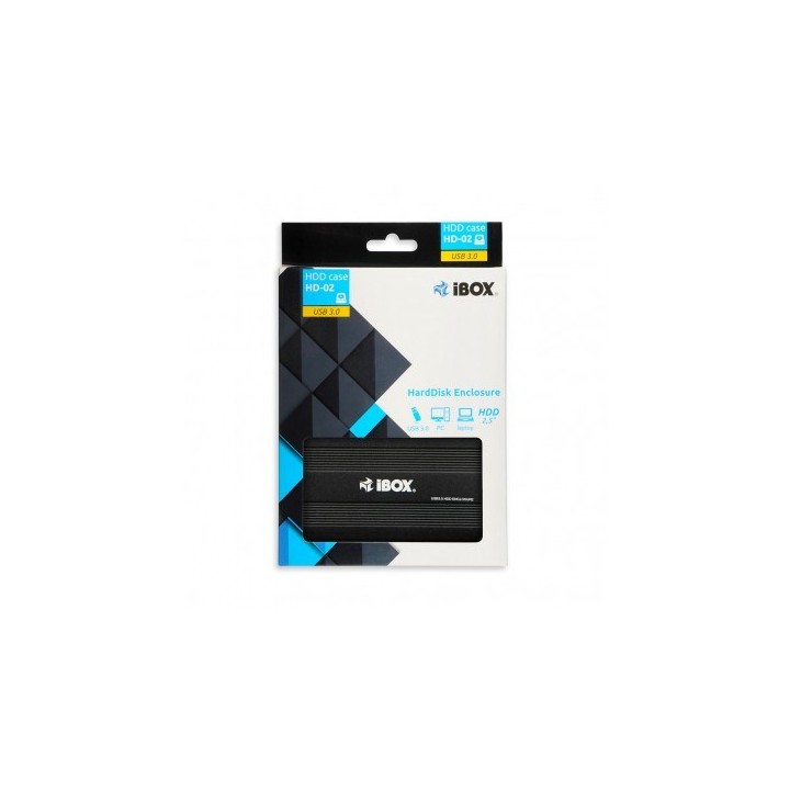 Enclosure iBox HD-02 HDD nero 2.5