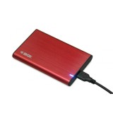 iBox HD-05 HDD/SSD enclosure rosso 2.5