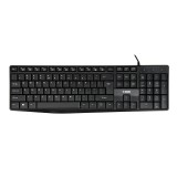 iBox IKC2010B tastiera home USB QWERTY English nero