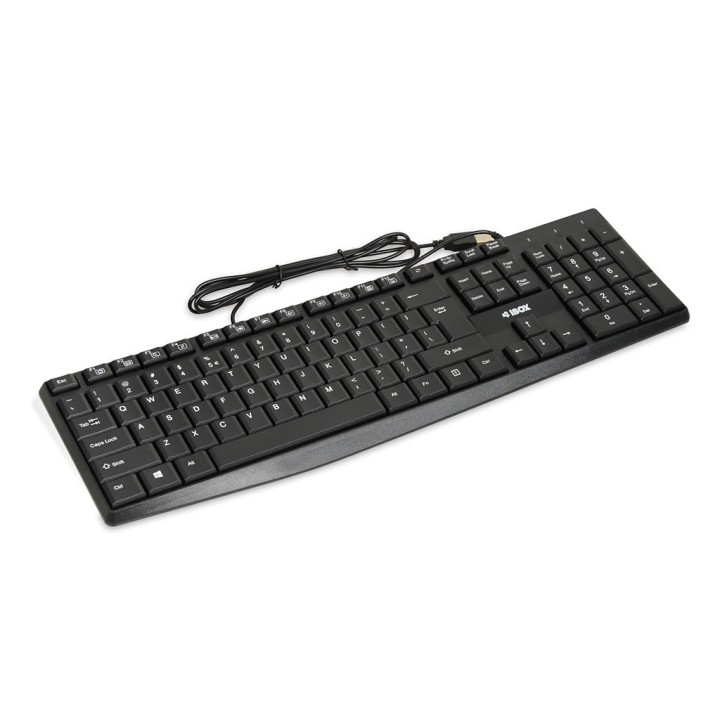 iBox IKC2010B tastiera home USB QWERTY English nero