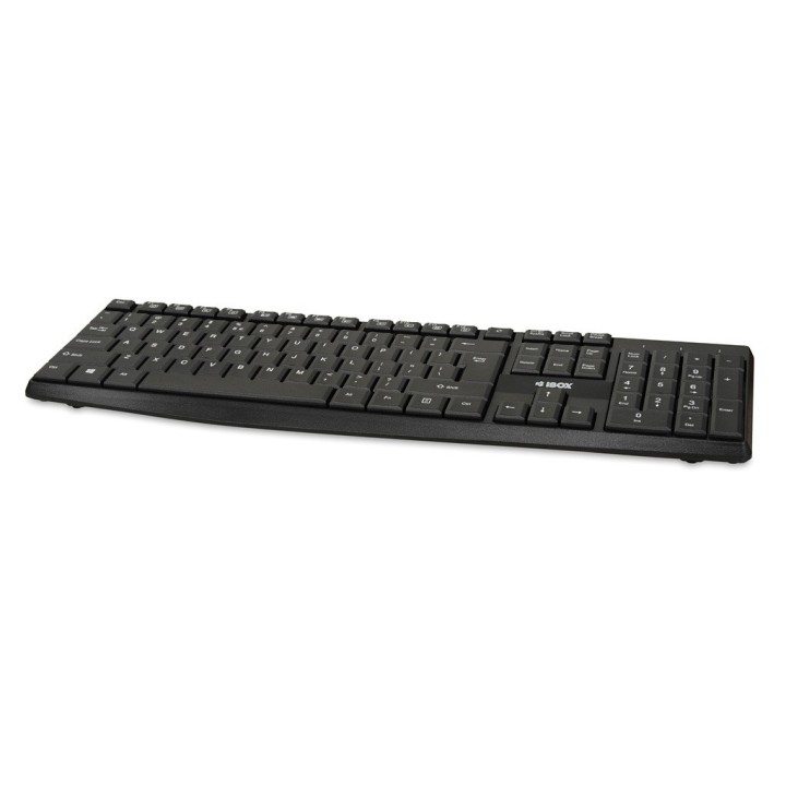 iBox IKC2010B tastiera home USB QWERTY English nero