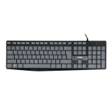 iBox IKC2010G tastiera home USB QWERTY English grigio nero