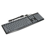 iBox IKC2010G tastiera home USB QWERTY English grigio nero