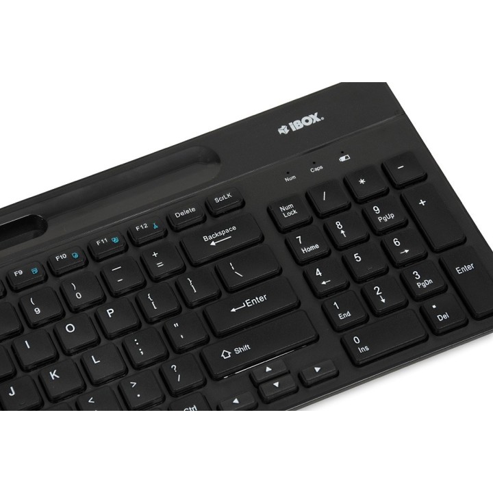 iBox IKC3010B tastiera home USB QWERTY nero
