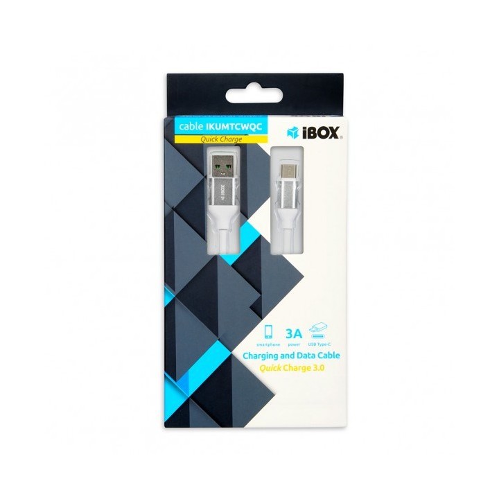 iBox IKUMTCWQC USB cavo USB 2.0 1,5 m USB A USB C bianco