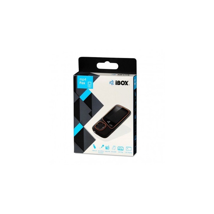 iBox IMP34V1816BK MP3/MP4 Lettore 4 GB nero