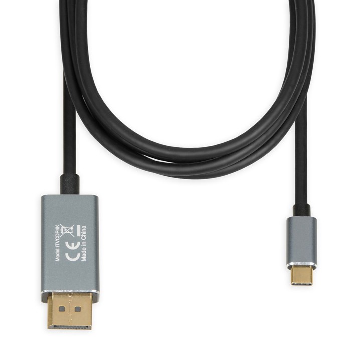iBox ITVCDP4K Adattatore cavo video 1.8 m USB Type-C DisplayPort nero