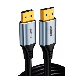 iBox ITVDP012 DisplayPort cavo 4K 60Hz spina dorata 2 m
