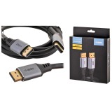 iBox ITVDP013 DisplayPort cavo 4K 60Hz spina dorata 3 m