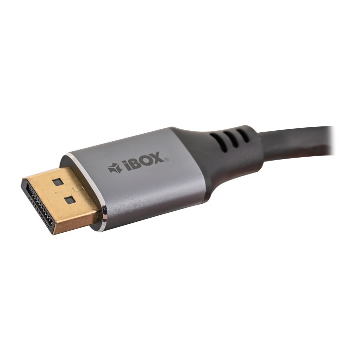 iBox ITVDP013 DisplayPort cavo 4K 60Hz spina dorata 3 m