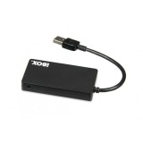 iBox IUH3F56 Hub interfaccia USB 3.2 Gen 1 (3.1 Gen 1) Type-A 5000 Mbit/s nero