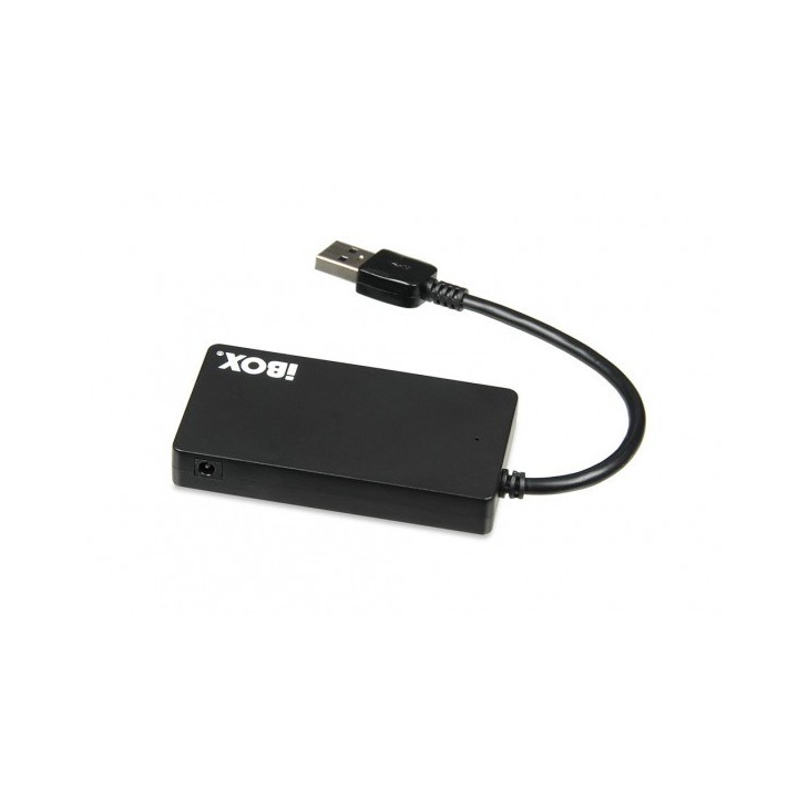 iBox IUH3F56 Hub interfaccia USB 3.2 Gen 1 (3.1 Gen 1) Type-A 5000 Mbit/s nero