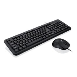 iBox OFFICE KIT II tastiera mouse incluso USB QWERTY inglese nero