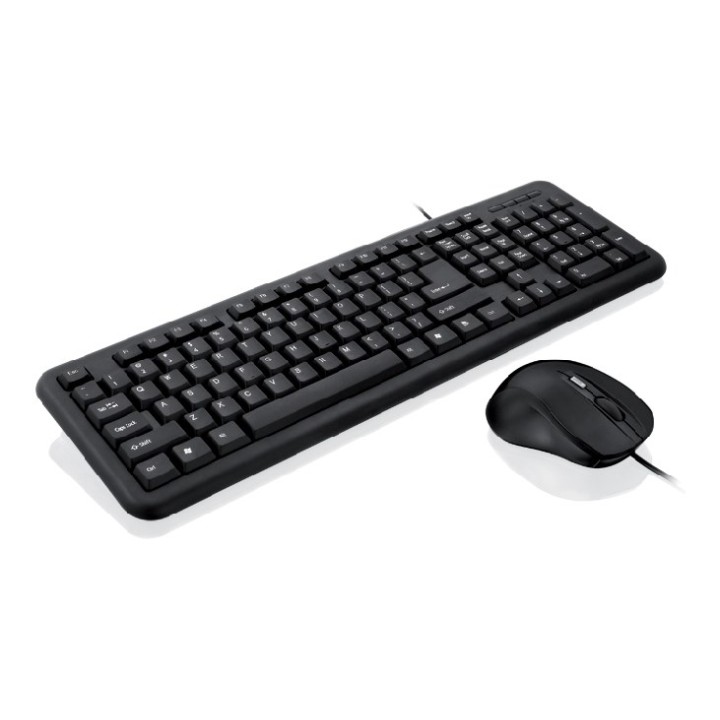 iBox OFFICE KIT II tastiera mouse incluso USB QWERTY inglese nero