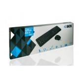 iBox OFFICE KIT II tastiera mouse incluso USB QWERTY inglese nero
