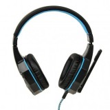 iBox X8 Cuffia gaming cablata archetto nero blu