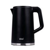 IDEAL bollitore 1.7 l corpo in acciaio potenza 1500 W nero
