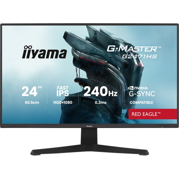 iiyama G-MASTER G2471HS-B1 monitor per computer 60.5 cm (23.8 ) 1920 x 1080 pixel Full HD nero
