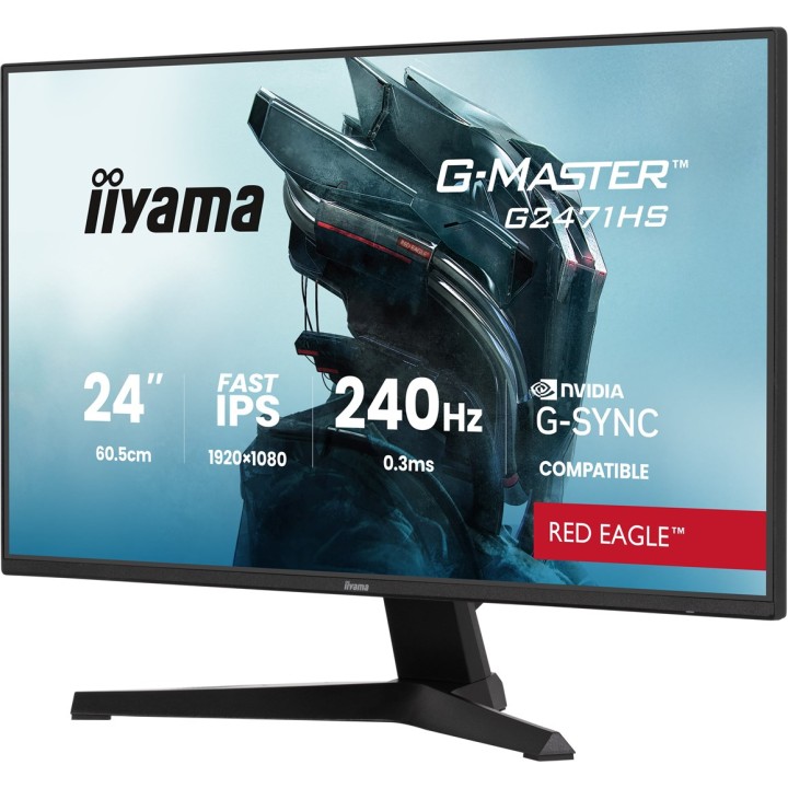 iiyama G-MASTER G2471HS-B1 monitor per computer 60.5 cm (23.8 ) 1920 x 1080 pixel Full HD nero