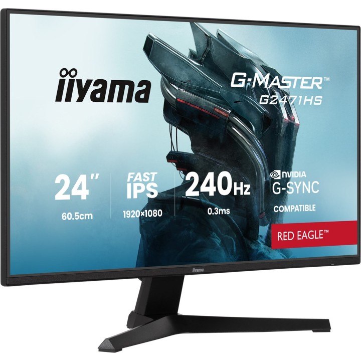 iiyama G-MASTER G2471HS-B1 monitor per computer 60.5 cm (23.8 ) 1920 x 1080 pixel Full HD nero