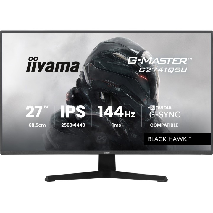 iiyama G-MASTER G2741QSU-B1 monitor per computer 68.6 cm (27 ) 2560 x 1440 pixel nero