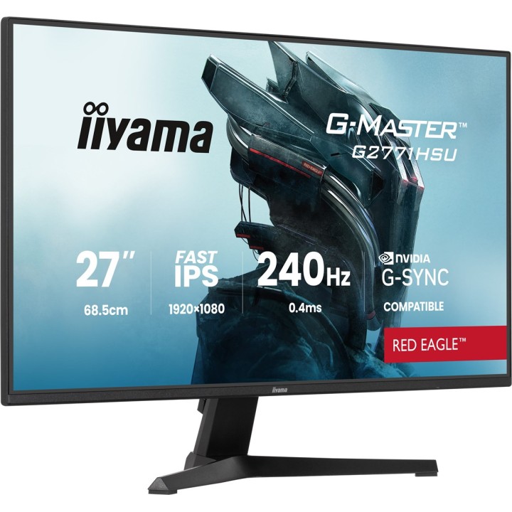 iiyama G-MASTER G2771HSU-B1 monitor per computer 68.6 cm (27 ) 1920 x 1080 pixel Full HD nero