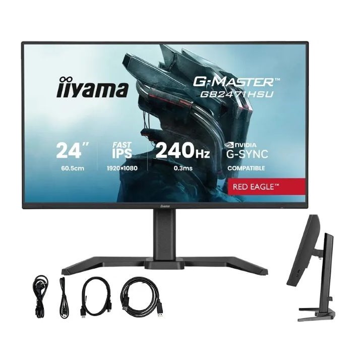 iiyama G-MASTER GB2471HSU-B1 monitor per computer 60.5 cm (23.8 ) 1920 x 1080 pixel Full HD nero