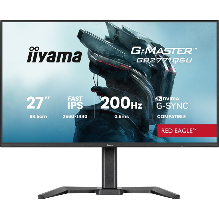iiyama G-MASTER GB2771QSU-B1 monitor per computer 68.6 cm (27 ) 2560 x 1440 pixel Wide Quad HD nero