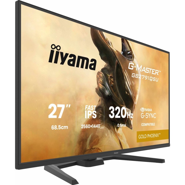 iiyama G-MASTER GB2791QSU-B1 monitor per computer 68.6 cm (27 ) 2560 x 1440 pixel Wide Quad HD nero
