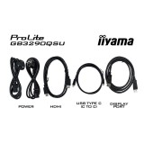 iiyama G-MASTER GB3290QSU-B1 Monitor per computer 80 cm (31.5 ) 2560 x 1440 pixel Quad HD LED nero
