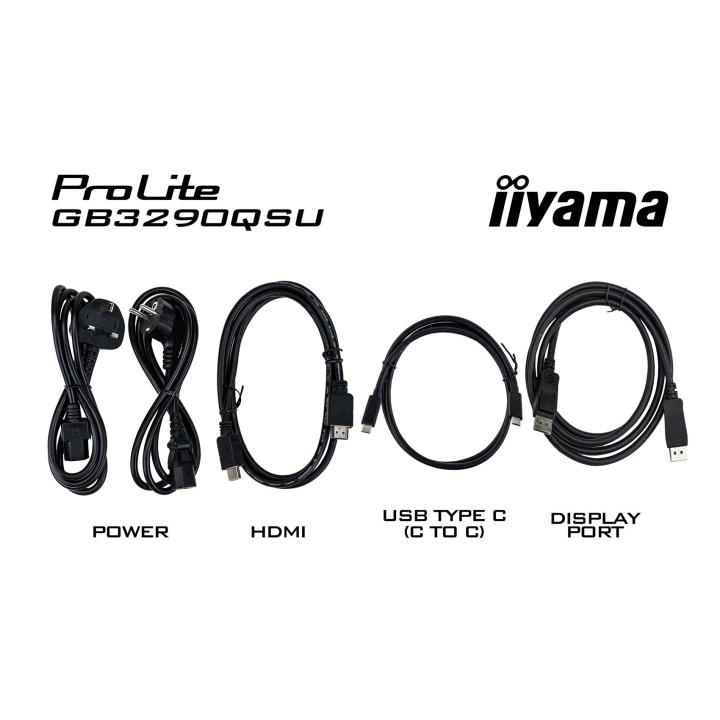 iiyama G-MASTER GB3290QSU-B1 Monitor per computer 80 cm (31.5 ) 2560 x 1440 pixel Quad HD LED nero