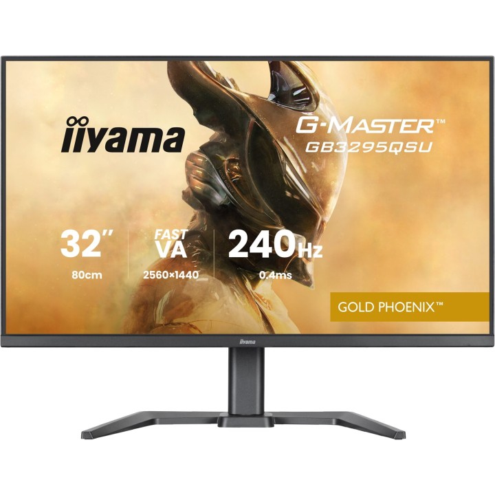 iiyama G-MASTER GB3295QSU-B1 monitor per computer 80 cm (31.5 ) 2560 x 1440 pixel Quad HD LED nero