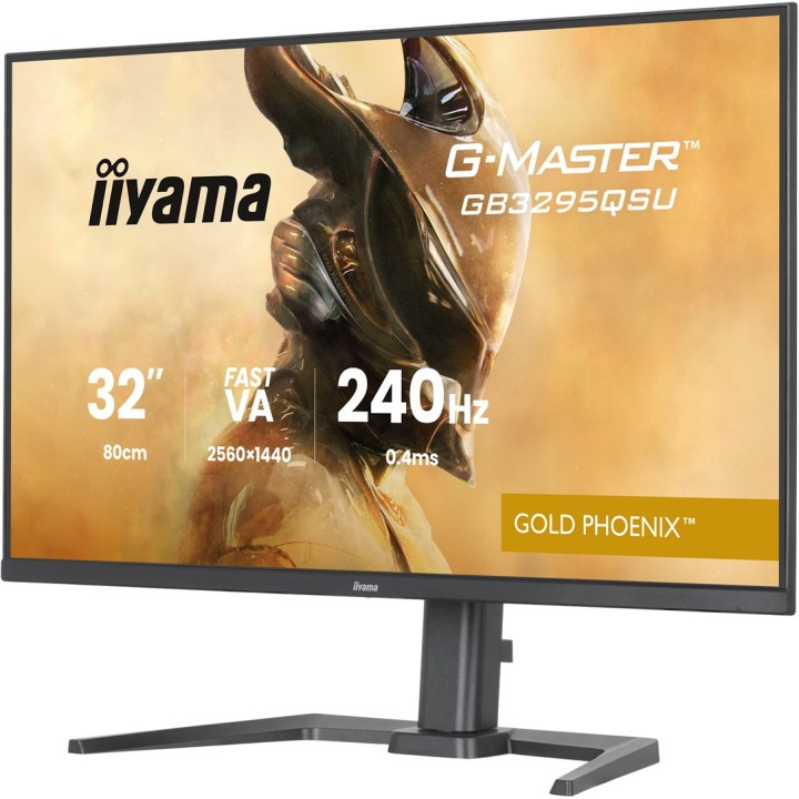 iiyama G-MASTER GB3295QSU-B1 monitor per computer 80 cm (31.5 ) 2560 x 1440 pixel Quad HD LED nero