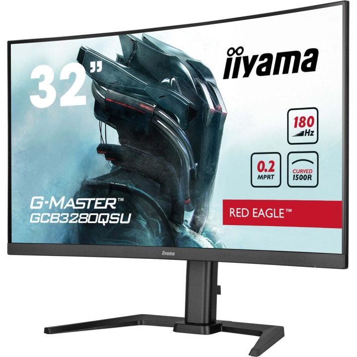 iiyama G-MASTER GCB3280QSU-B2 Monitor per computer 80 cm (31.5 ) 2560 x 1440 pixel Dual QHD LED nero