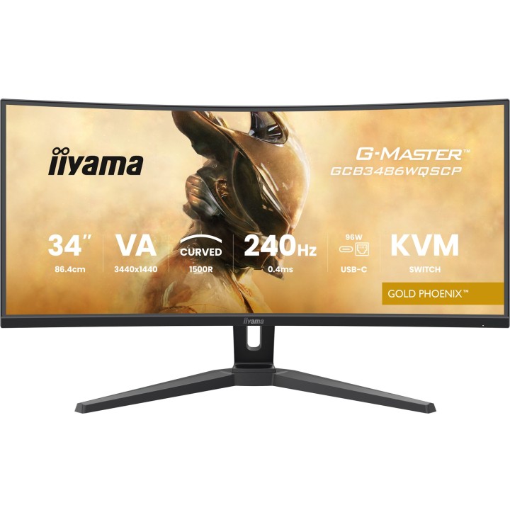 iiyama G-MASTER GCB3486WQSCP-B1 Monitor per computer 86.4 cm (34 ) 3440 x 1440 pixel UltraWide Quad HD nero