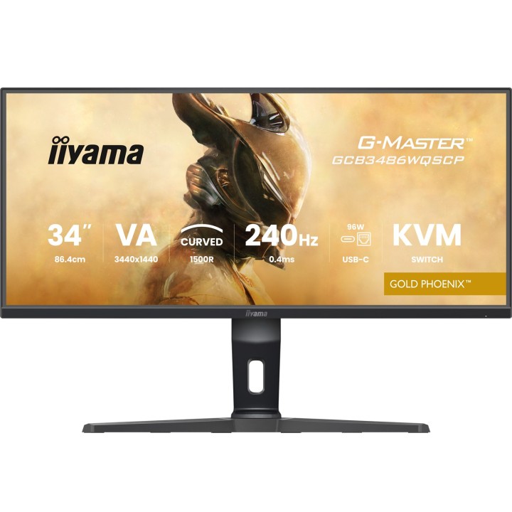 iiyama G-MASTER GCB3486WQSCP-B1 Monitor per computer 86.4 cm (34 ) 3440 x 1440 pixel UltraWide Quad HD nero